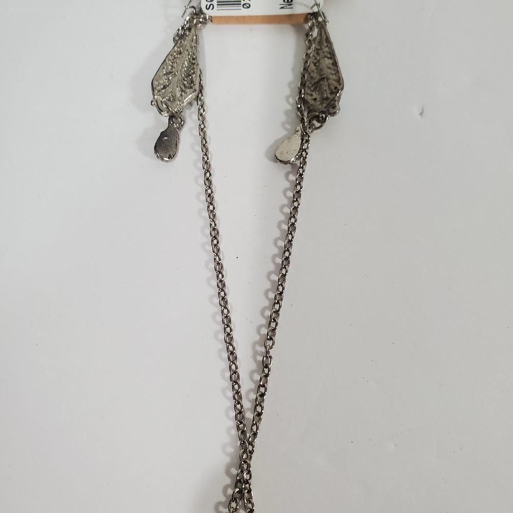 Vintage style turquoise earrings and necklace - Picture 8 of 9